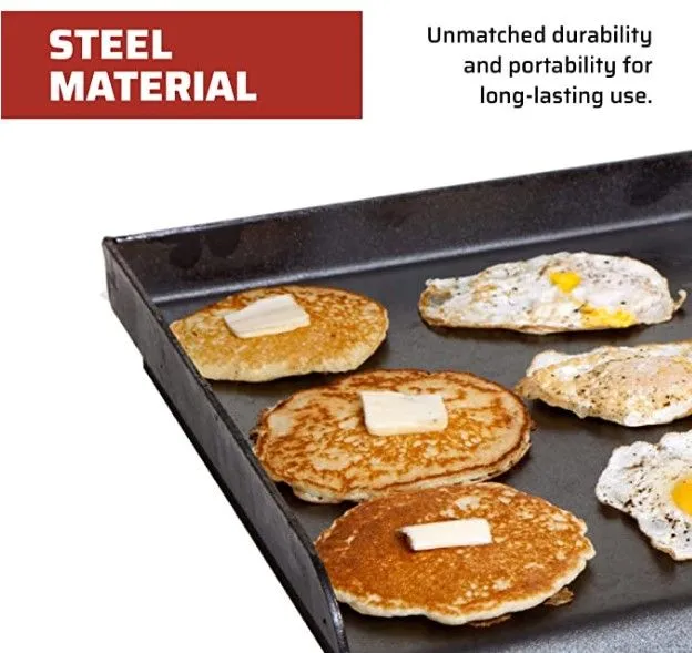 PRO GRIDDLE- 2 BURNERS 14 x 32